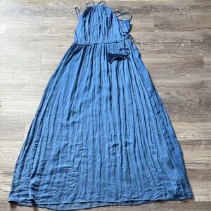 LOFT Strappy Blue Maxi Dress